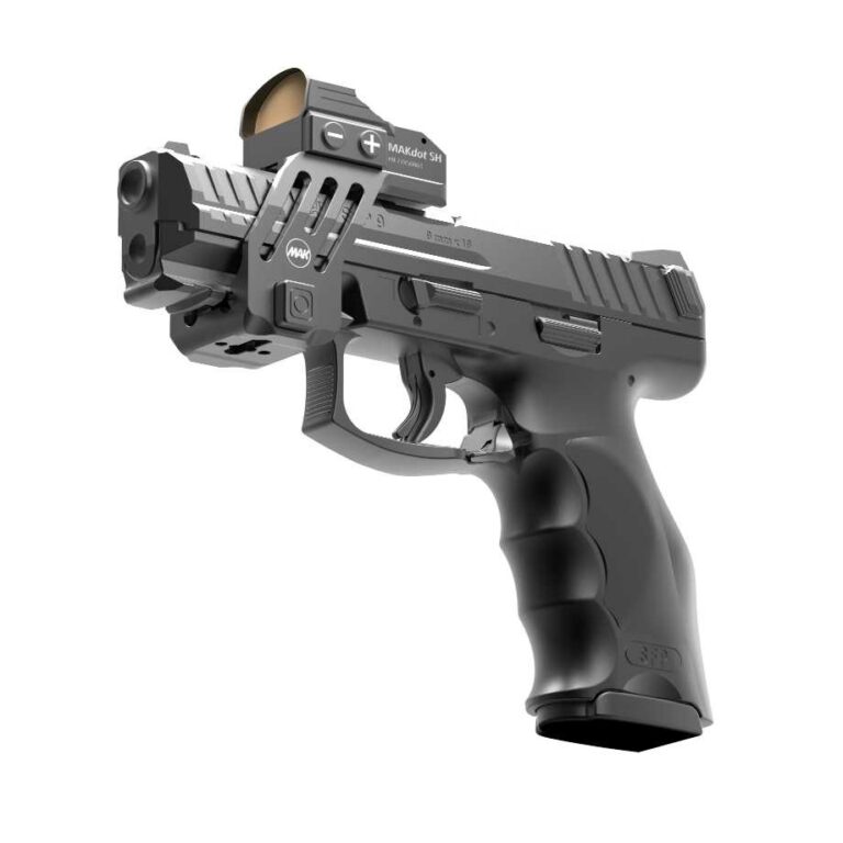 The innovative reflex sight mount for pistols MAK P-Lock